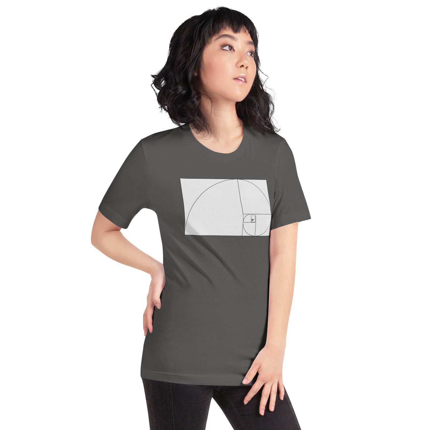 Golden in Gray - Unisex t-shirt