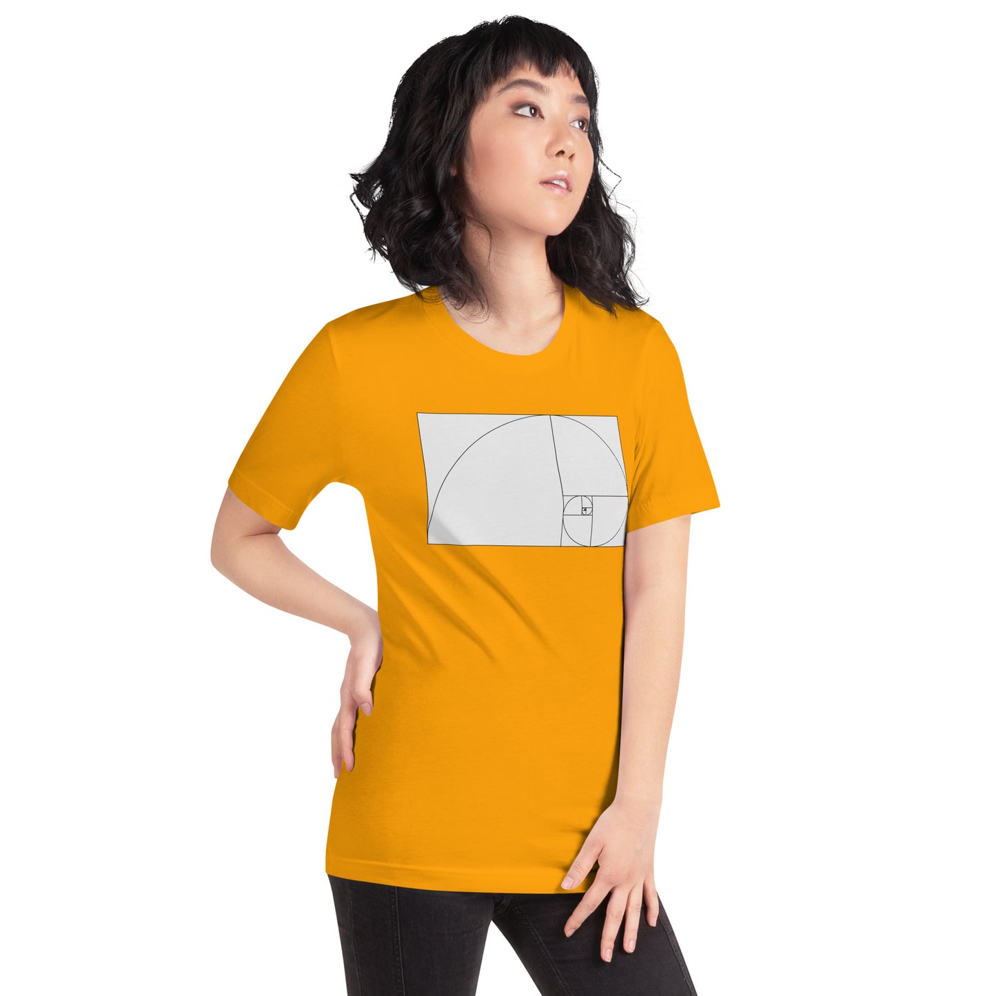 Golden in Gray - Unisex t-shirt