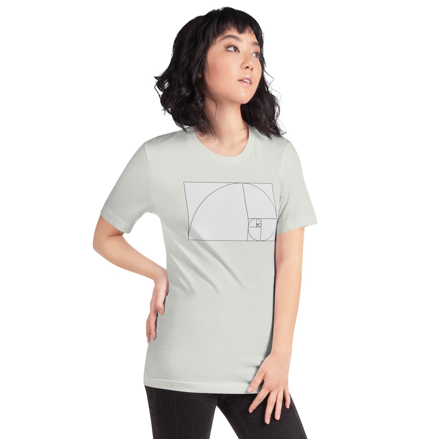 Golden in Gray - Unisex t-shirt