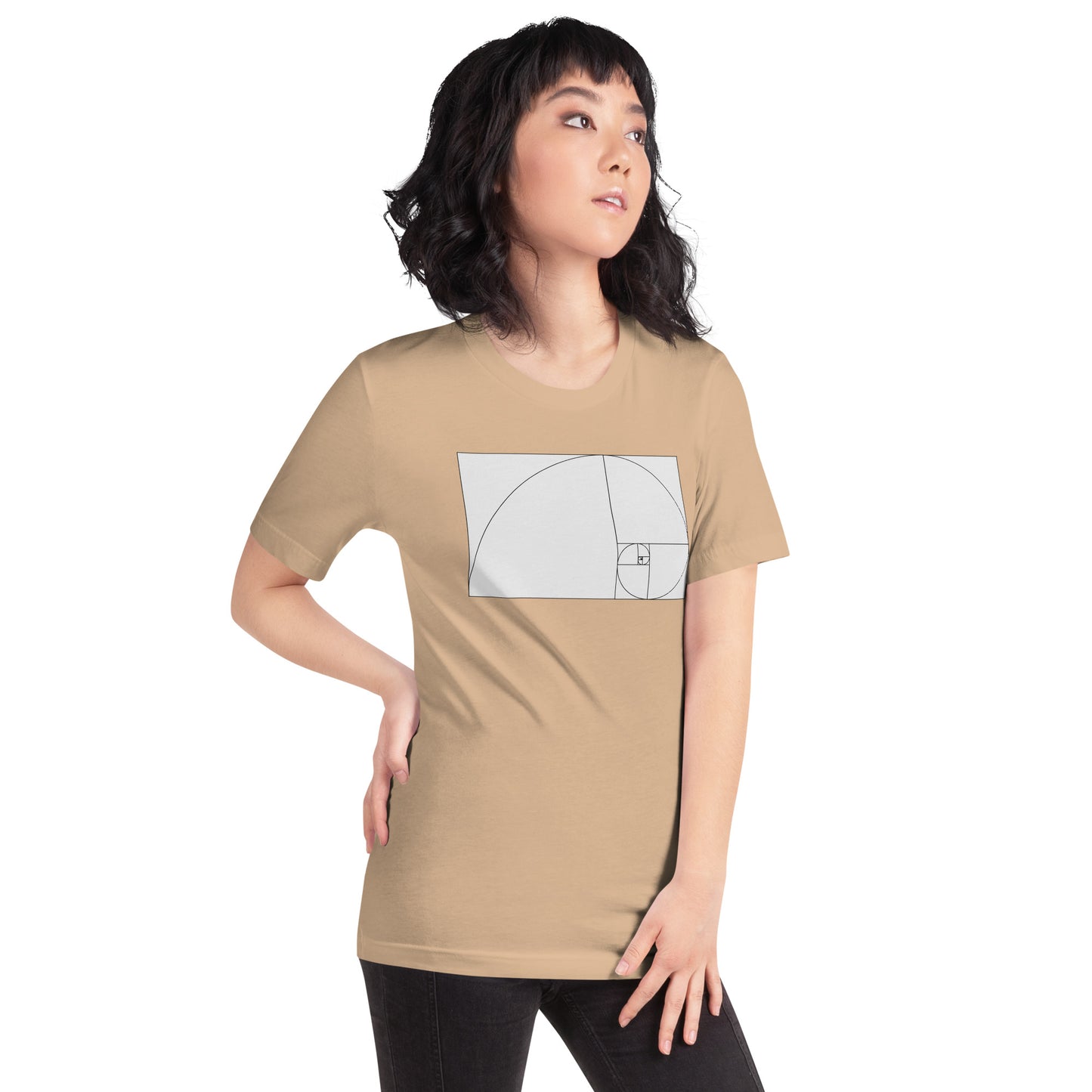 Golden in Gray - Unisex t-shirt